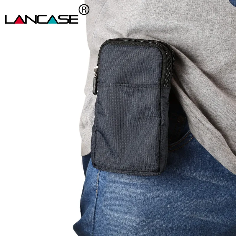 LANCASE For Xiaomi Mi 8 Case Sport Running Pouch Waist Belt Bag For