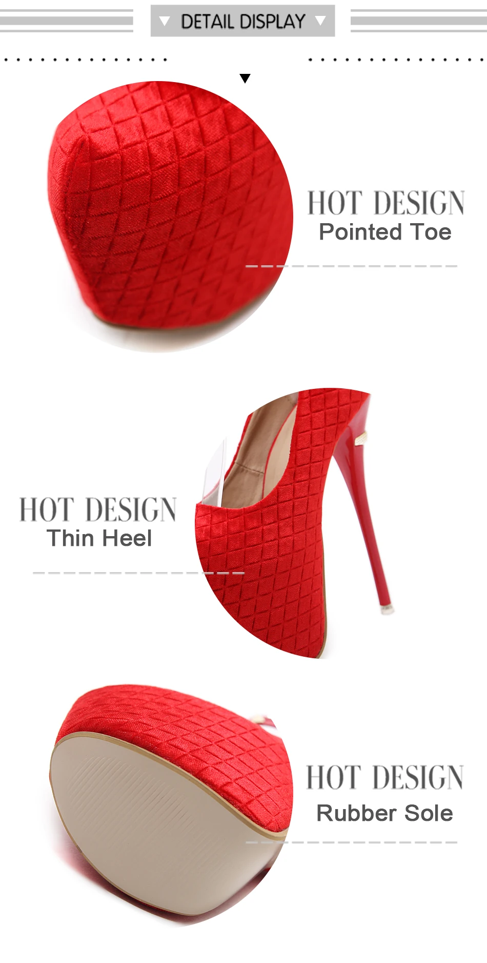 escarpins sexy hauts talons