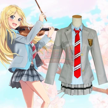 

Cosplay legend Your Lie in April Miyazono Kaori adult costume full set