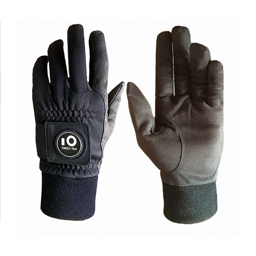 الشتاء جولف قفازات 1 زوج كلا اليد مع الكرة ماركر المطر قبضة الدافئة الباردة الطقس أسود اللون حجم ML L XL صالح رجل فنجر عشرة الشتاء جولف قفازات 1 زوج كلا اليد مع الكرة ماركر المطر قبضة الدافئة الباردة الطقس أسود اللون حجم ML L XL صالح رجل فنجر عشرة