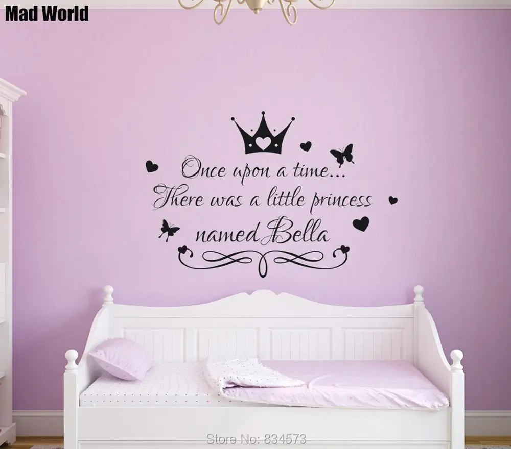 Bella Personalised Princess name with quote Kids 8 27 56 84w 47 71w 1