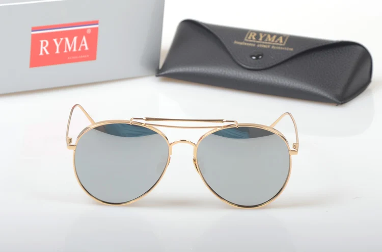 Sonnenbrille Oculos silver De Weibliche Pilot Black Marke Für Spiegel Mode 2018 Runde Gold Fahren pink Luxus Sol Rose Frauen F41fntqHw