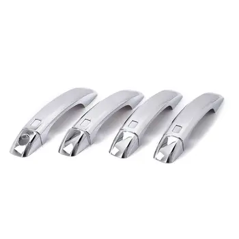 

4pcs/set ABS Chrome Car Exterior Side Door Handles Cover Trims Decal Fit for Audi A4 S4 Q5 2010-2014 up Car Styling Accessories