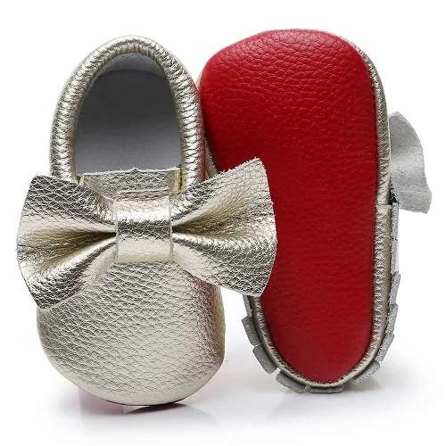 baby shoes with red bottoms