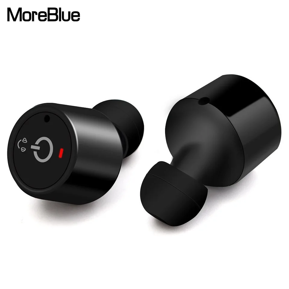 MoreBlue A1T Mini Twins Bluetooth V4.2 Earphones True Wireless Headphone Sport Headset Cordless Stereo Bass Earbuds With Mic | Электроника