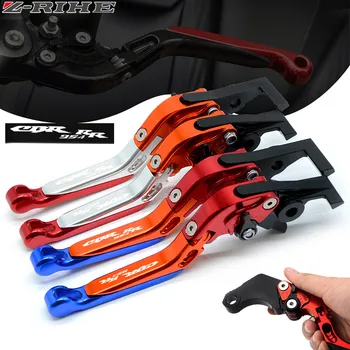 

For CBR954RR logo CNC Folding Extendable Motorcycle Brake Clutch Levers For HONDA CBR954RR CBR954 RR CBR 954 RR 2002-2003