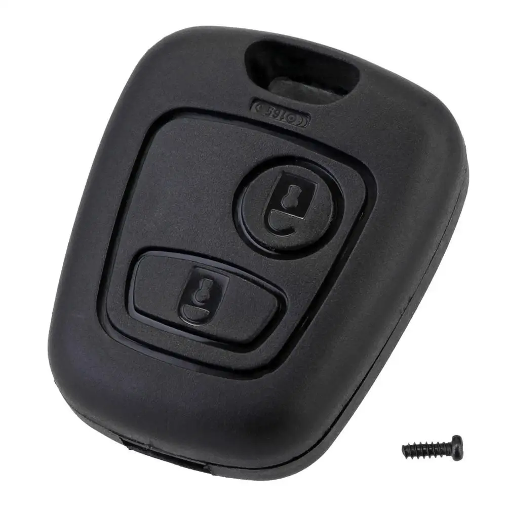 

2 Button Car Key Fob Case Shell for Citroen C1 C2 C3 C4 Peugeot 307 107 207 407