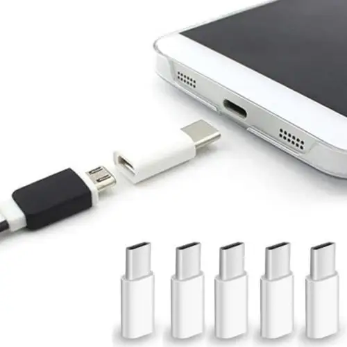 

Wholesale 5pcs USB 3.1 Type C Male to Micro USB Female Adapter Type-C Converter Connector USB-C for Macbook Samsung S8 Xiaomi