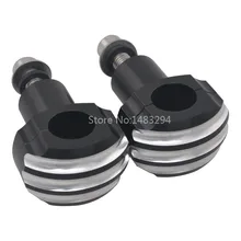 Черный " 25 мм алюминиевый сплав Руль Riser зажим для Yamaha Kawasaki Royal Star