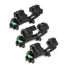 Аксессуары для охотничьих прицелов PPT 25,4 мм 30 мм двойные кольца с 20 мм Пикатинни Вивер двойное кольцо консольный прицел Крепление