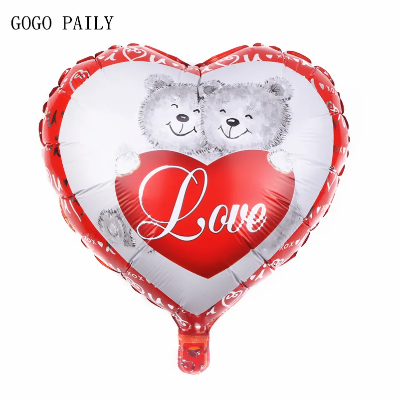 

GOGO PAITY The new 18 inch shaped balloons Winnie love children's toys wholesale holiday party birthday balloons