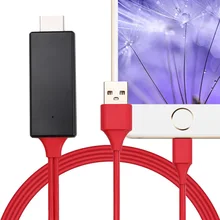 8 Pin to HDMI Cable HD 1080P HDMI Converter Adapter USB Cable For HDTV Audio Adapter Video Display for iPhone 8 7 6 5 for IOS 8 Pin to HDMI Cable HD 1080P HDMI Converter Adapter USB Cable For HDTV Audio Adapter Video Display for iPhone 8 7 6 5 for IOS