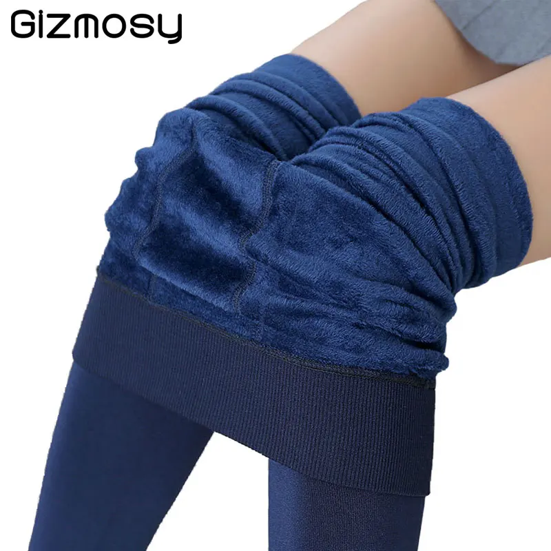 New Women's Winter Plus Size Cashmere Leggings Fashion