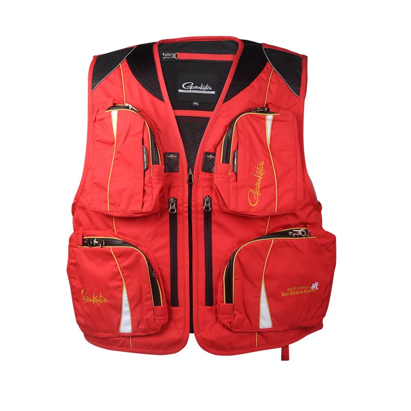

2019 New Windproof Fishing Vest Man Summer Outdoors Breathable Vest Multi-Function Multi Pocket Light Sports Leisure Vest