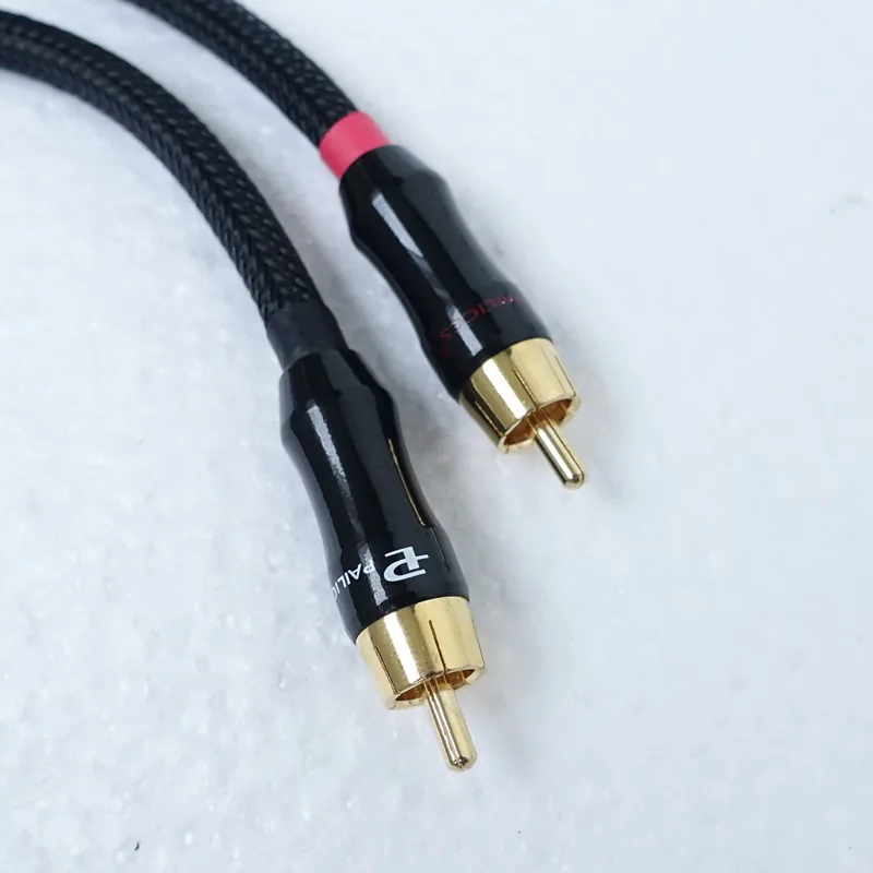 

one pcs High quality Male to Male 4N OFC RCA Cable HiFi Audio Cable Coaxial Cables