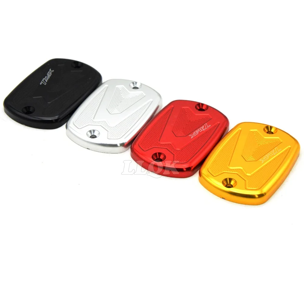 Motorcycle CNC Front Master Cylinder Cover Brake Fluid Reservoir Cap Cover For yamaha tmax500 t-max tamx 500 04-11 05 06 07 08 motorcycle cnc front brake fluid reservoir cap cover for yamaha t max 530 500 tmax530 xp530 2012 2016 tmax500 xp500 2008 2011
