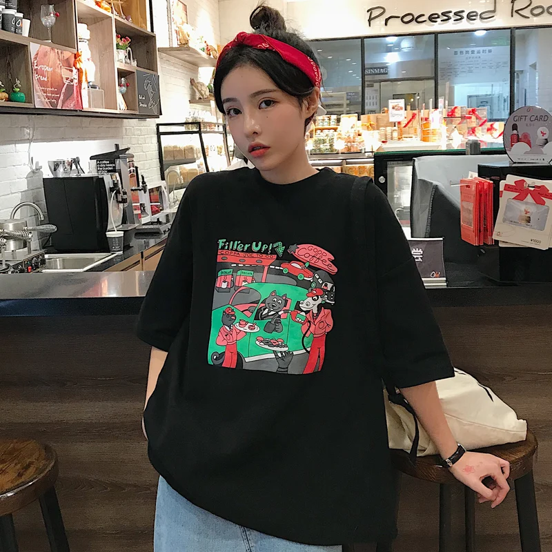 3 цвета Mihoshop Ulzzang Корейская женская модная одежда с круглым вырезом опрятный