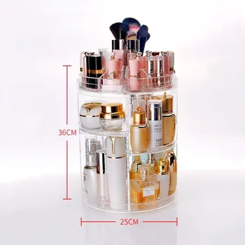 

NEW Cosmetic storage box Rotating rack Desktop dressing table storage rack Combination display rack