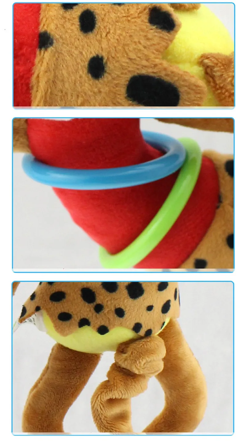 Детские плюшевые игрушки мультфильм животных вибрирующий звук игрушки детские мальчики девочки кровать коляска лягушки обезьяна кошка
