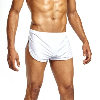 

Droppshiping Men Boxer Shorts Low Waist Breathable Casual Cool Solid Color Gift For Boyfriend Sport BFJ55