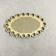 20 шт незавершенные diy Деревянные вышивки крестиком деревянные подарочные бирки украшения дома Рождественская елка украшения