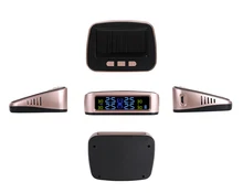 Solar Power TPMS Wireless Tire Pressure Monitor LED LCD Auto Wheel Tyre Pressure Monitoring System w/ 4 Sensor Car Accessories