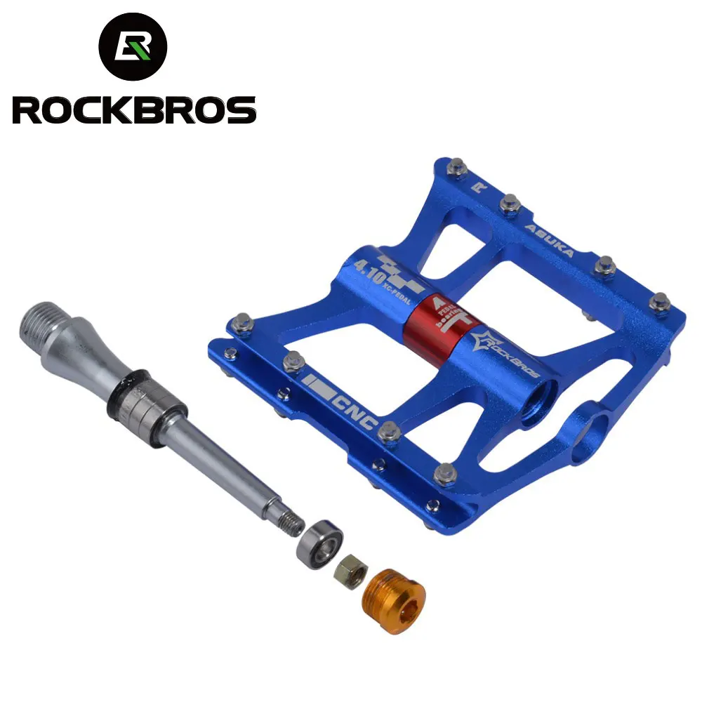 Велосипедная педаль ROCKBROS 4 герметичных подшипника нескользящая Ультралегкая с