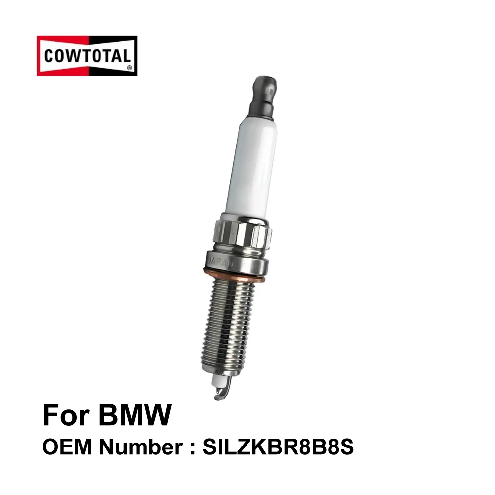 COWTOTAL Nickel Alloy Spark Plug SILZKBR8B8S for BMW 3 Series 5 Series