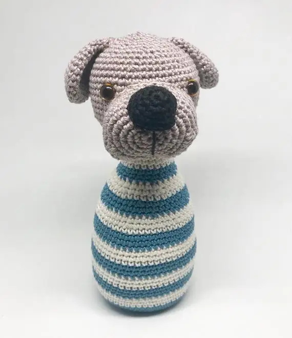 Вязаные игрушки amigurumi animal rattle Номер модели 0966