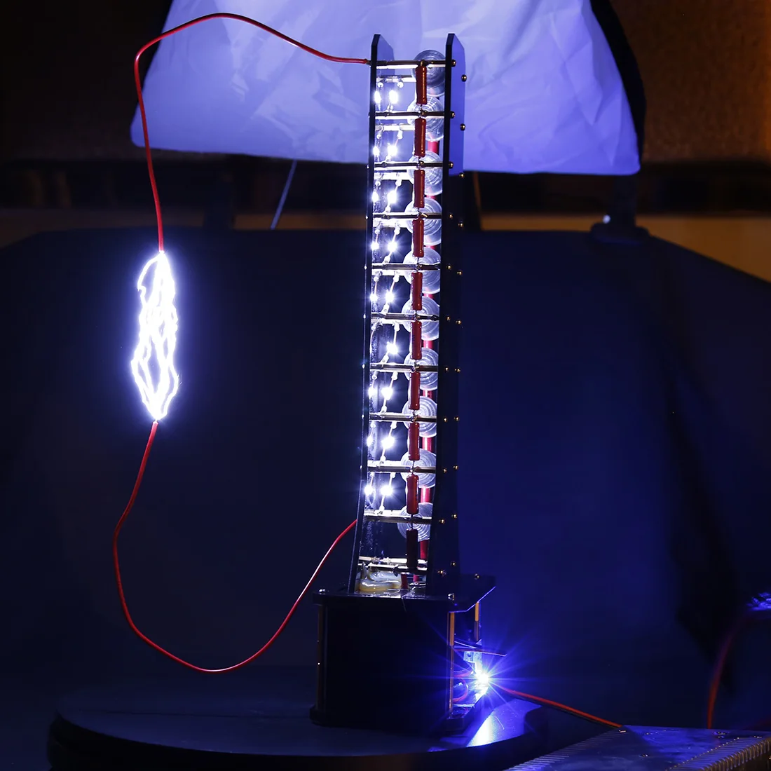 

Hot Sale Level 10 High Voltage Marx Generator DIY Lightning Educational Model Educational Science Toys Gift For Children Adults