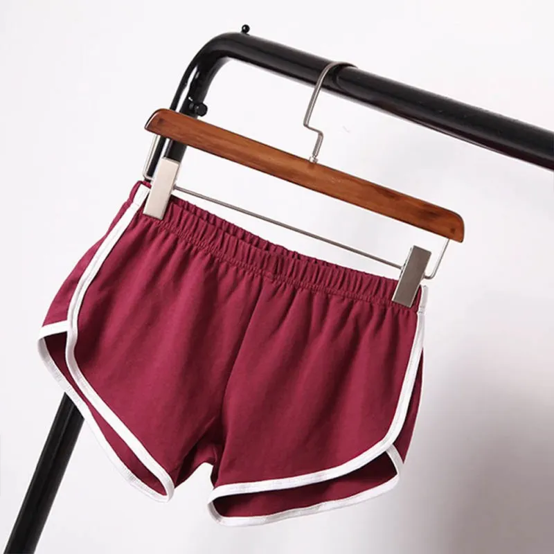 Летние женские шорты с высокой талией, эластичные, свободные, повседневные, короткие, Harajuku, пляжные, сексуальные, короткие, Femme, для тренировок, с поясом облегающие, короткие штаны - Цвет: JR