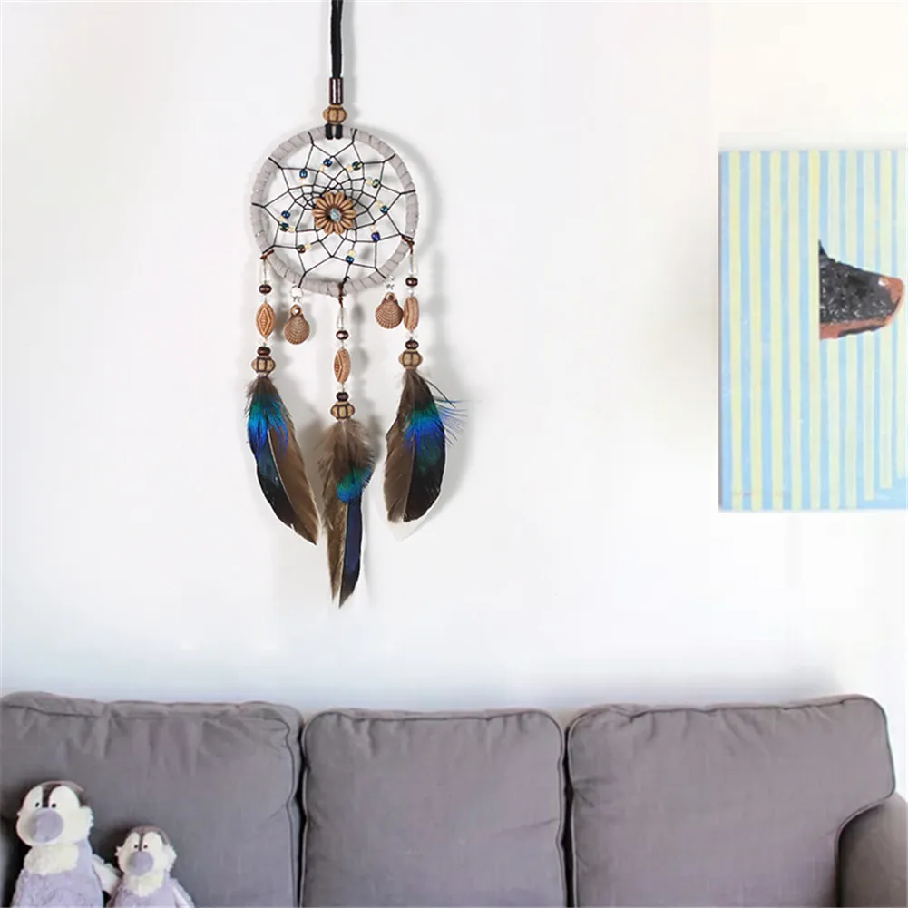 Car Accessories Car Pendant Festival Birthday Gift Home Decoration Universal Manual Dream Catcher Wind Chimes