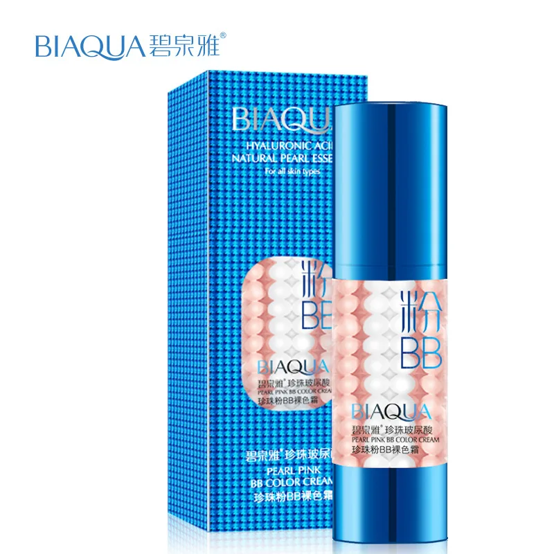 

BIAQUA Natural Hyaluronic acid powder bb nude cream concealer moisturizing cosmetics pearl essence whitening beauty makeup