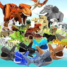 Best Price 23pcs/pack building blocks Jurassic dinosaur figures with box Compatible with legoe toys building blocks star wars for child Best Price 23pcs/pack building blocks Jurassic dinosaur figures with box Compatible with legoe toys building blocks star wars for child