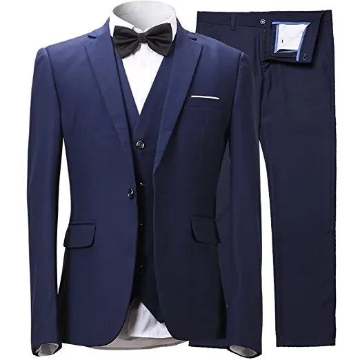 Limited Offer of  Custom Made Men's Slim Fit One Button Wedding Suits For Men Blazer Groom For Formal Suits 3-Pieces 