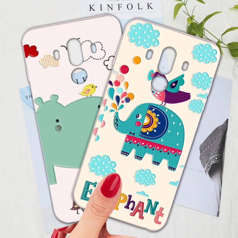 

Silicone Phone Case For Huawei Mate 10 / 10Pro Case Cartoon Cute Animal Fresh Phone Bag Shell For Huawei Mate 10 Pro Cover
