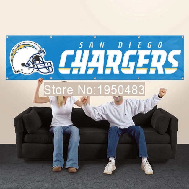 Custom NFL San Diego Chargers banners America football team flags,2x8FT