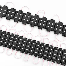 20 шт./лот 5050 Светодиодный модуль 3 светодиодный s 4 светодиодный s рекламный модуль световой знак коробки дисплей подсветка RGB белый красный зеленый