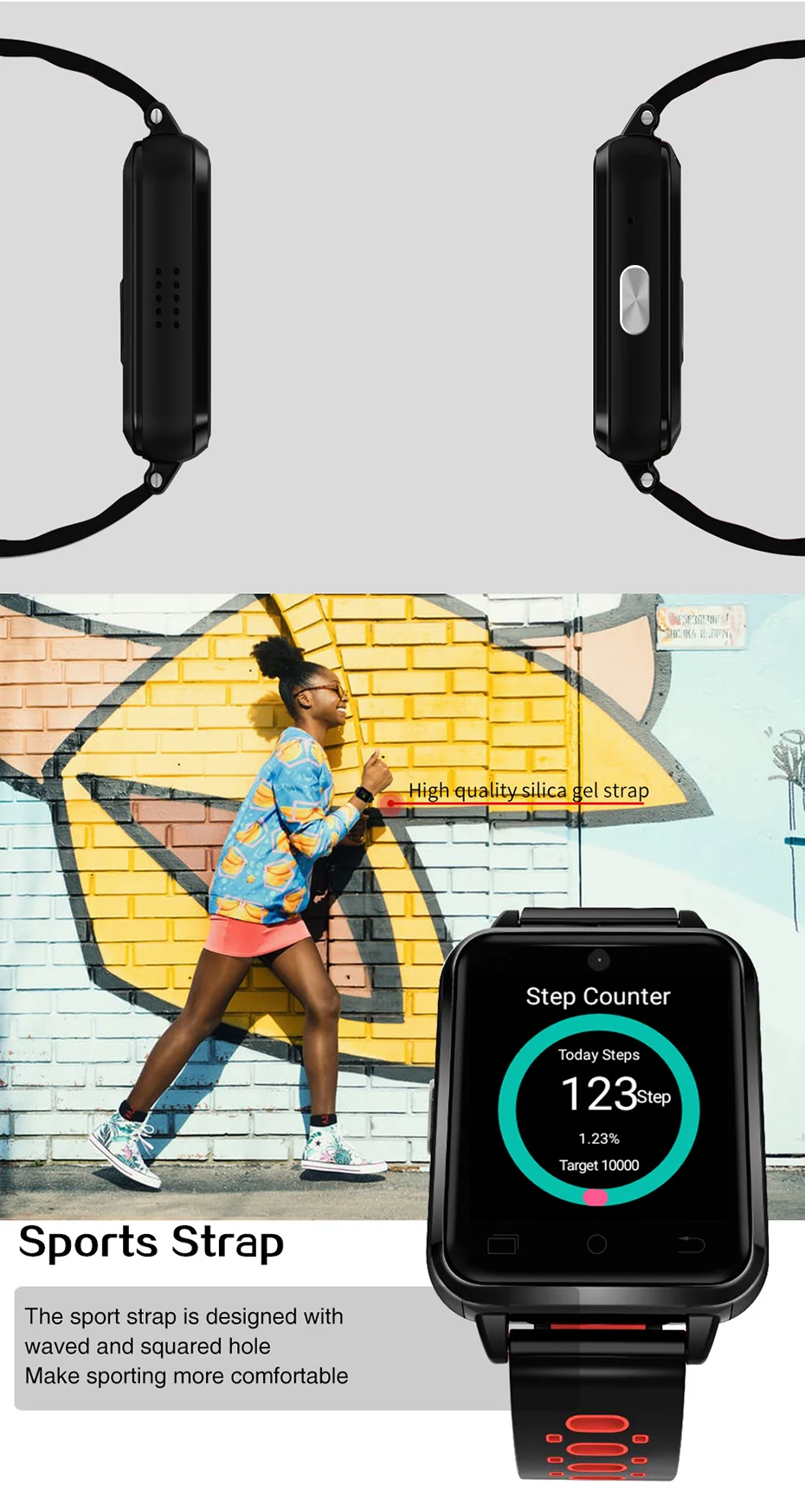 SZHAIYU фитнес-трекер пульсометр Bluetooth Смарт-часы поддержка 4G sim-карты gps wifi камера водонепроницаемый смарт-браслет Android