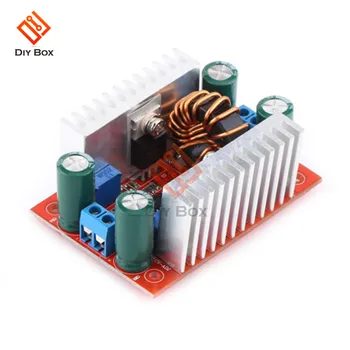 

400W 15A DC-DC Boost Converter Step Up Power Transformer Supply Voltage Regulator Constant Power Heat Sink 8.5V-50V to 10-60V