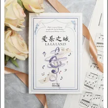 Infeel. me музыкальная открытка с видом города поздравительная открытка бумажная Закладка 1 лот = 1 упаковка = 30 шт