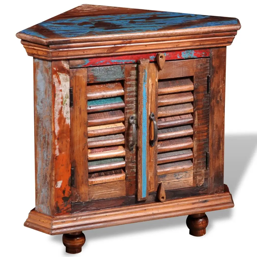 vidaXL Solid Reclaimed Wood Corner Sideboards from Furniture