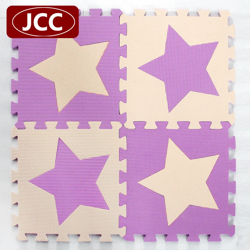 JCC звездный стиль EVA пена головоломка игровой коврик/детские коврики ковер Блокировка упражнений пол для детей плитка 30*30*1 см