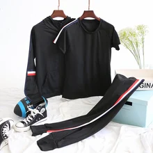 Комплект для йоги на молнии Женская Спортивная одежда для фитнеса рубашка брюки дышащая высококачественная одежда для спортзала фитнеса Новое поступление плюс размер