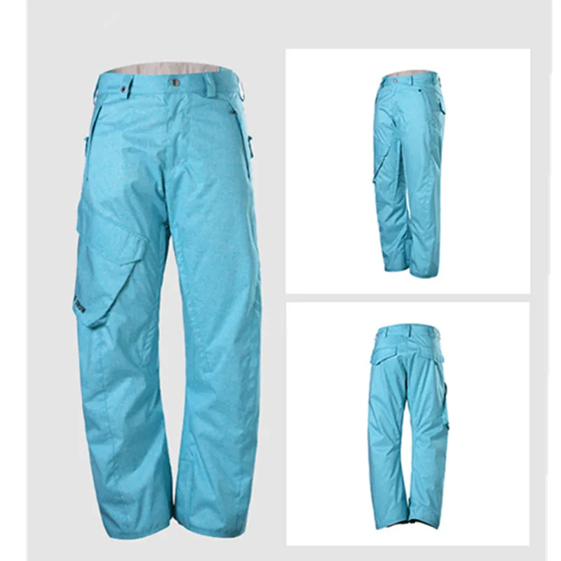 Gsou التزلج للرجال الجليد السراويل للتزلج للماء تماما موتو الشتاء للتزلج الرياضة على الجليد يندبروف الرياضية