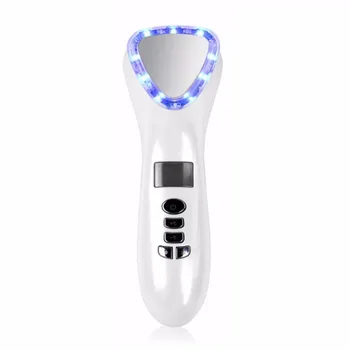 

Portable Hot Cold Therapy Vibrating Facial Skin Care Facial Massager Ultrasonic Lifting LED Vibration Massager Rechargeable