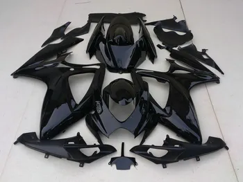 

Motorcycle Fairing kit for GSXR600 750 K6 06 07 GSXR 600 GSXR750 2006 2007 ABS TOP Gloss black Fairings set+gifts SB112