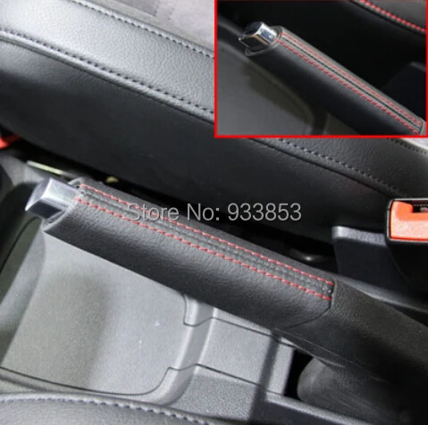 Чехол STYO для 2011 2016 VW POLO red LINE из натуральной кожи с ручным тормозом|hand brake case|hand