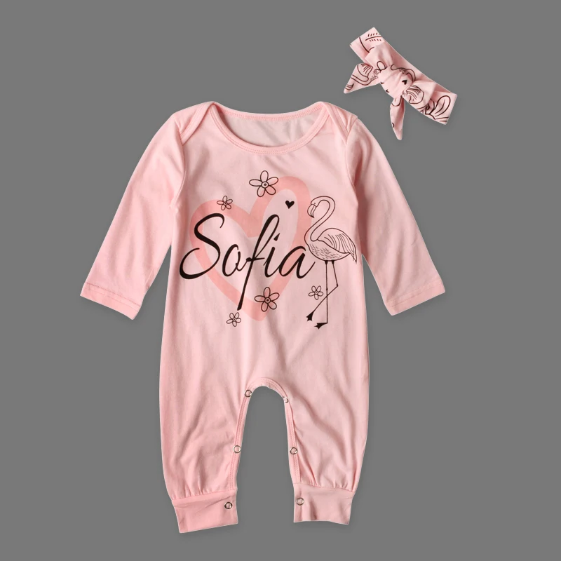 

2017 Fashion Infant Clothing Baby Romper Pink Long Sleeve Cartoon One-piece Suit Jumpsuit Newborn Baby Girls Clothes DS15
