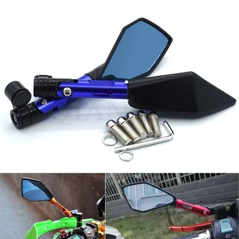 

Universal CNC Aluminum Alloy Blue Glass Rearview Mirror Side Mirror For Suzuki GSXR600 GSXR750 GSXR1000 GSR750 TL1000S SFV650